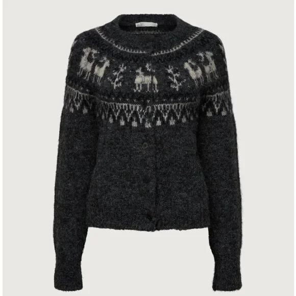 Oak + Fort Fair Aisles Cardigan Sweater - Picture 2 of 2